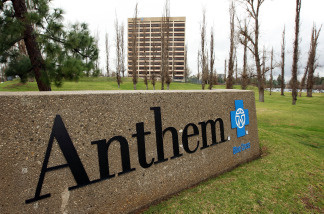 The Anthem Blue Cross headquarters is seen on February 9, 2010 in Woodland Hills, California.