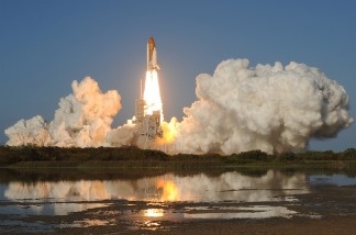 The space shuttle Discovery lifts off Feb. 24, 2011 from Kennedy Space Center in Florida on a mission to the International Space Station. This will be the 39th and final flight for Discovery.