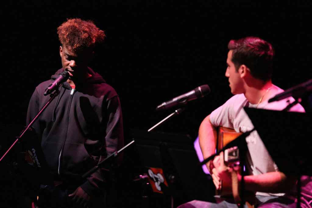 Lorenz Arnell and Kevin Yungman in a special DouglasPlus reading of “Facing Our Truth: Ten-Minute Plays on Trayvon, Race and Privilege,” presented at Center Theatre Group’s Kirk Douglas Theatre, July 13, 2014. Photo by Ryan Miller of Capture Imaging. Contact: CTG Media@CenterTheatreGroup.or or (213) 972-7376.