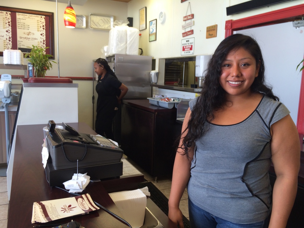 Adriana Cortes Adriana Cortes is the manager at Delicious Southern Cuisine, on Crenshaw Blvd. Her family opened the restaurant about five years ago and has struggled at times with a chain link fence and other construction directly in front of the store.