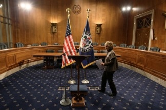 Sen. Barbara Boxer (D-CA), chairwoman of the Senate Committee on Environment and Public Works, walks to the podium on Dec. 6, 2010 in Washington, D.C., to speak during a news conference on the United Nations Climate Change Conference being held in Cancun, Mexico.