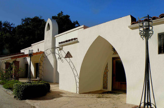 The adobe ranch house located on the grounds of Orcutt Ranch, in West Hills, Calif.