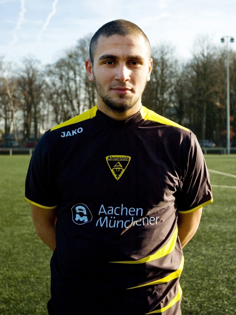 Burak Karan was a rising German-Turkish soccer player before leaving Germany to fight in the Syrian civil war. He was killed in northern Syria in October at age 26. Karan is shown here in Aachen, Germany, in 2008.