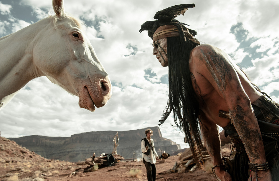 The Lone Ranger Johnny Depp as Tonto in the film