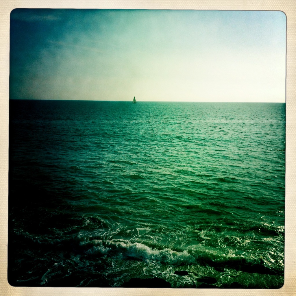 Off-Ramp's 50-foot yacht, Kronkite of the Seas, off Malibu. Off-Ramp's 50-foot yacht, Kronkite of the Seas, off Malibu.