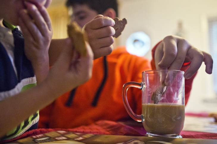 Training in self control starts early at Camino Nuevo. Karina Rodriguez leads preschoolers through a motor skills exercise, asking them to start and stop based on musical cues. Students will be exposed to 14 years of curriculum designed to address academic and soft skills.