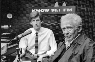 Mercer 7757 John Rabe and Norman Mailer, c. 1995.
