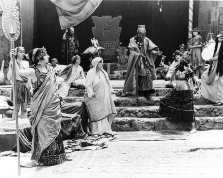 The Pilgrimage Play being performed at The Ford Amphitheatre The Pilgrimage Play being performed at The Ford Amphitheatre
