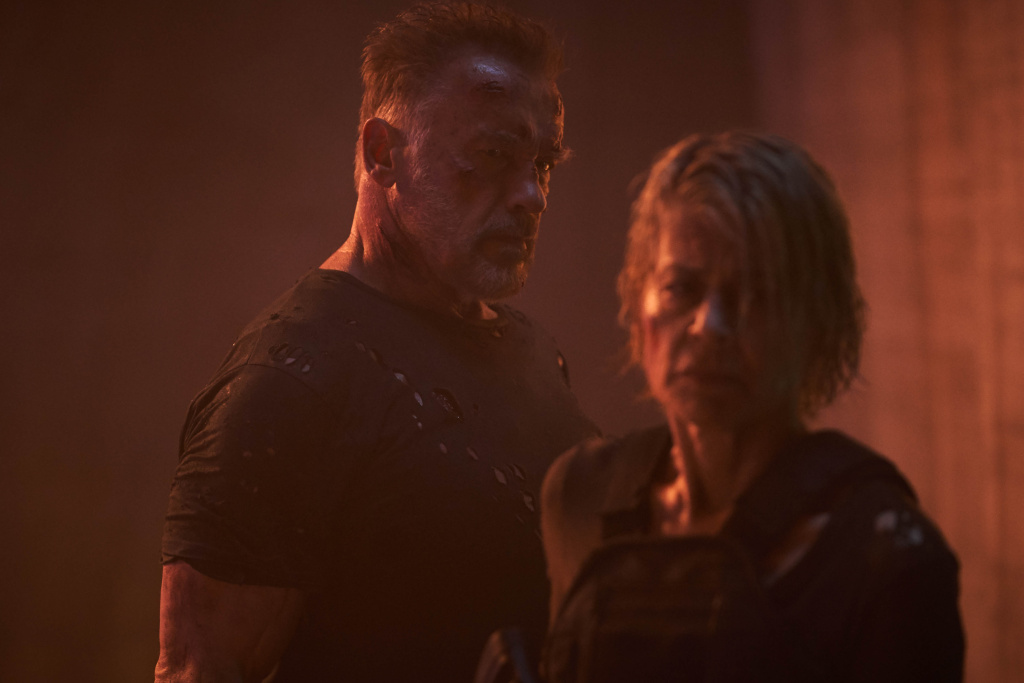 Arnold Schwarzenegger and Linda Hamilton star in Arnold Schwarzenegger and Linda Hamilton star in