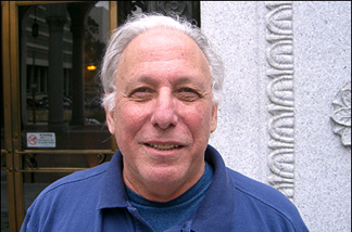 Mercer 7680 Former Bradley press secretary Bob Kholos today, outside LA City Hall.