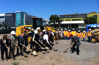 Local elected officials, transportation authorities and community stakeholders attended a groundbreaking Monday in Santa Monica for Phase 2 of the Expo Line project which will extend from Culver City to the Westside.