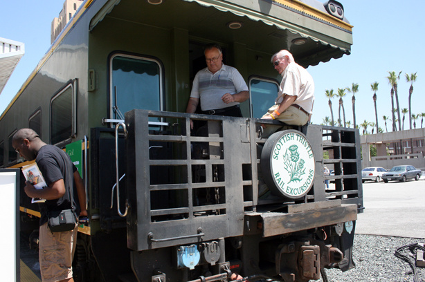 Visitors were given tours of private rail cars, Amtrak, and Metrolink trains on National Train Day at Union Station on May 8, 2010 in Los Angeles, Calif.