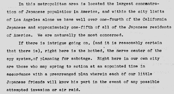A radio speech LA Mayor Fletcher Bowron delivered on February 5, 1942. A radio speech LA Mayor Fletcher Bowron delivered on February 5, 1942.