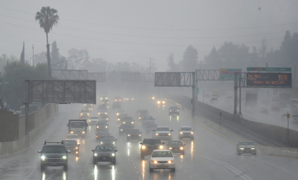 current rainfall totals california los angeles