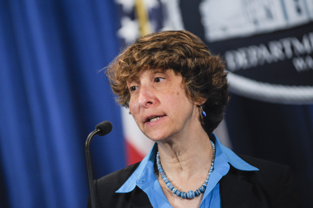 Holder Announces DOJ Plan To Sue North Carolina Over Voter ID Law Acting Assistant Attorney General for the Civil Rights Division Jocelyn Samuels speaks during a press conference announcing Department of Justice plans to sue North Carolina over Voter ID regulations at the Department of Justice on September 30, 2013 in Washington, DC.