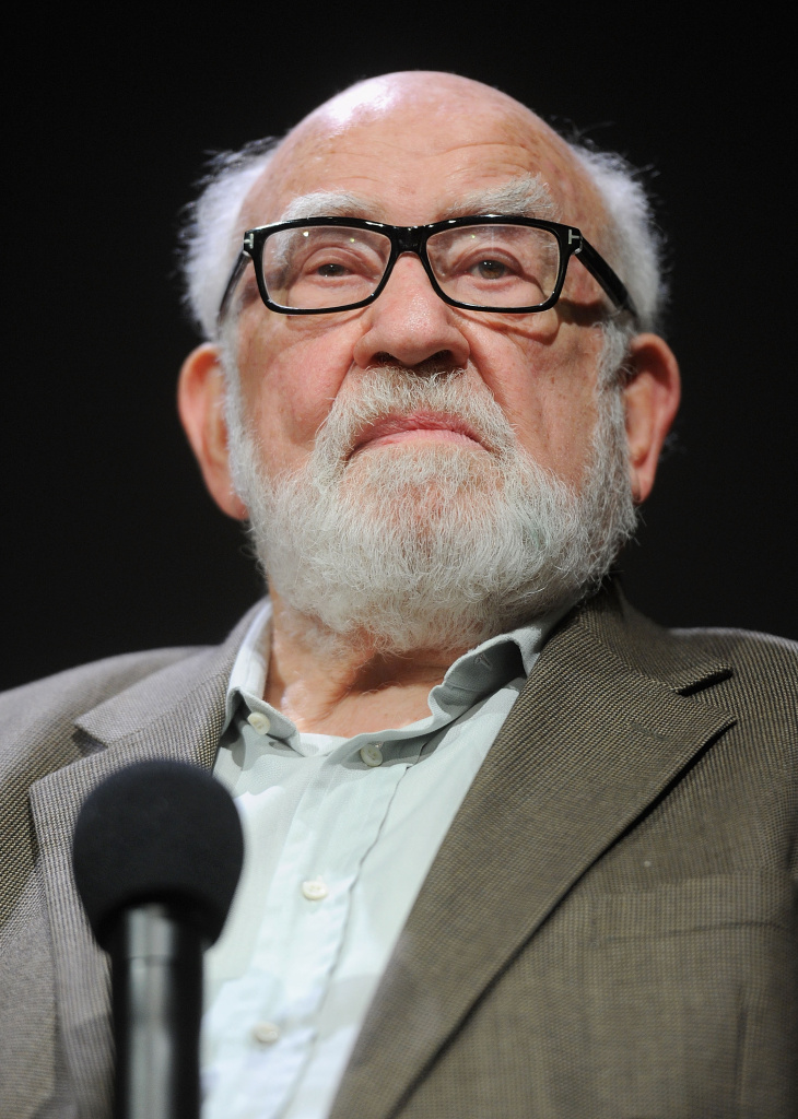 Ed Asner attends Meet The Cast of Broadway's "Grace" at the Apple Store Soho on October 8, 2012 in New York City.