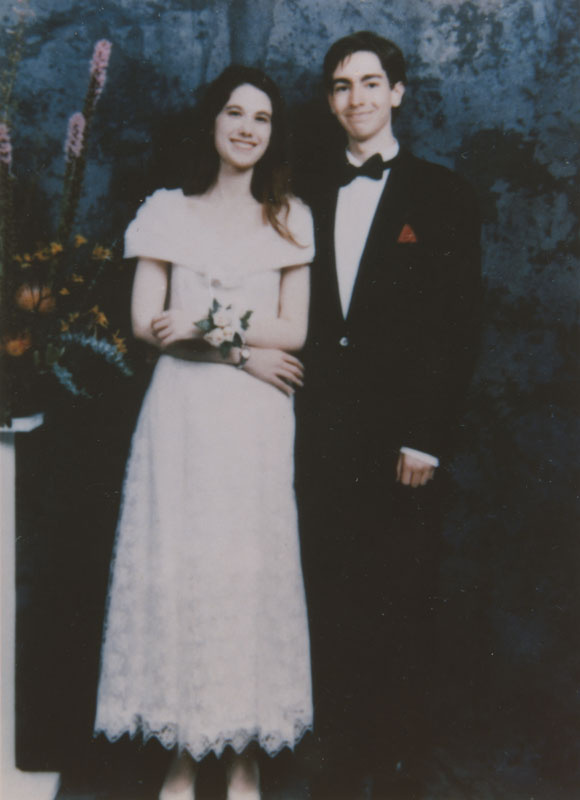University High School students Corin Choppin and his date at their prom, c1994 University High School students Corin Choppin and his date at their prom, c1994