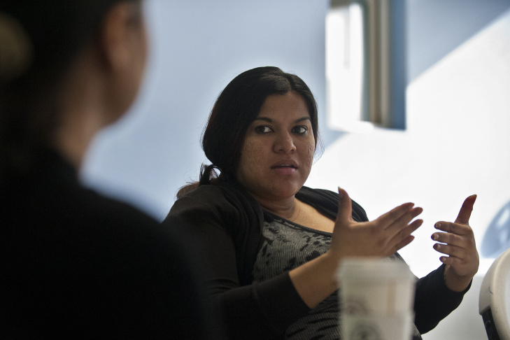 Training in self control starts early at Camino Nuevo. Karina Rodriguez leads preschoolers through a motor skills exercise, asking them to start and stop based on musical cues. Students will be exposed to 14 years of curriculum designed to address academic and soft skills.