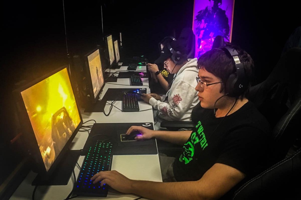 Andrew Garcia, 22, plays 'Call of Duty: Modern Warfare' at the Localhost Denver Arena during an October Army recruiting event. Andrew Garcia, 22, plays 'Call of Duty: Modern Warfare' at the Localhost Denver Arena during an October Army recruiting event.