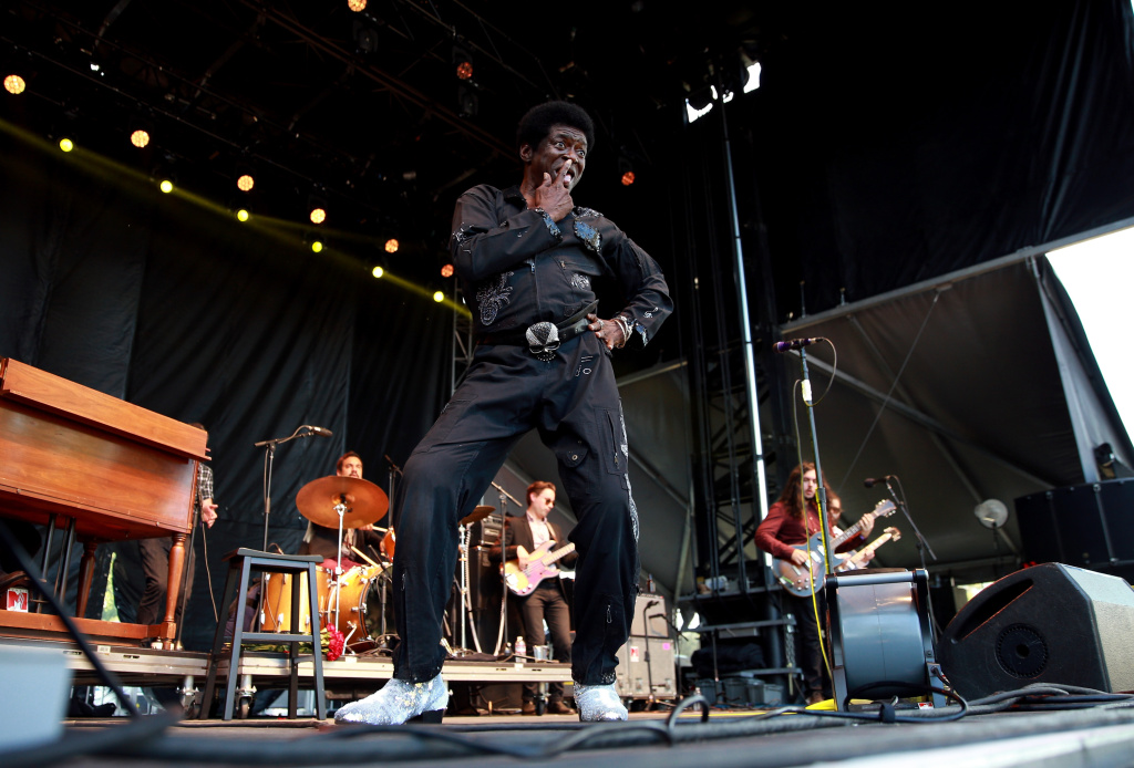 Arroyo Seco Weekend - Day 1 Singer Charles Bradley performs on the Sycamore stage during Arroyo Seco Weekend at the Brookside Golf Course at on June 24, 2017 in Pasadena, California.