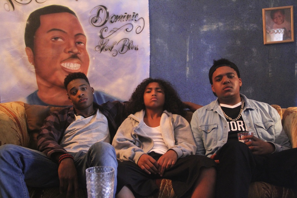 (L to R) Christopher Meyer, Jahking Guillory and Christopher Jordan Wallace star in “KICKS” a Focus World release. (L to R) Christopher Meyer, Jahking Guillory and Christopher Jordan Wallace star in “KICKS” a Focus World release.