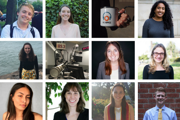 KPCC's summer 2017 interns.