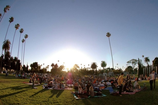 Mercer 17890 Each Summer, thousands of film fans flock to Hollywood Forever Cemetery at dusk for Cinespia.