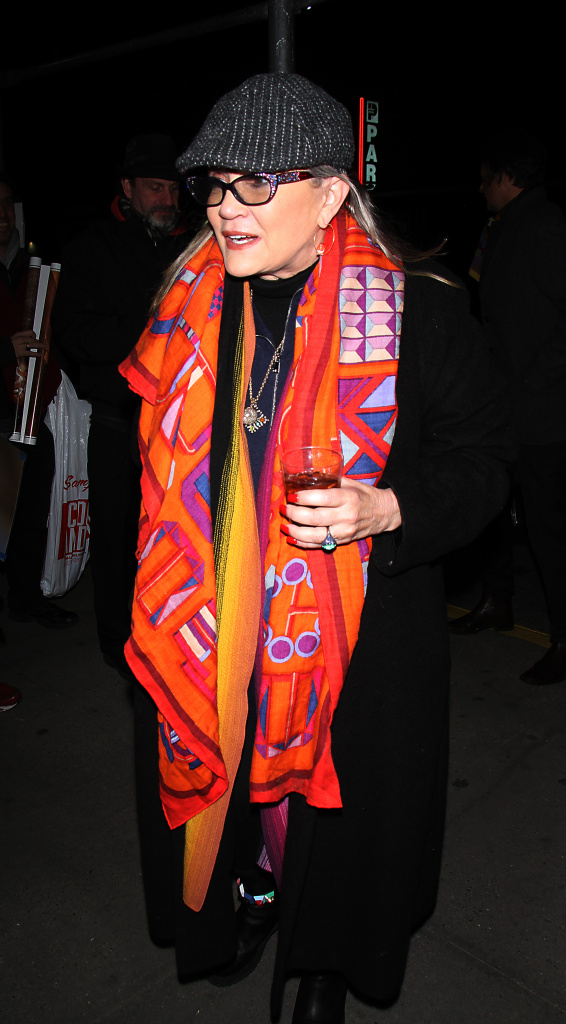 Carrie Fisher at Strand Bookstore Carrie Fisher at the Strand Bookstore In New York City on Nov. 22, 2016, where she appeared for the signing of her new biography,