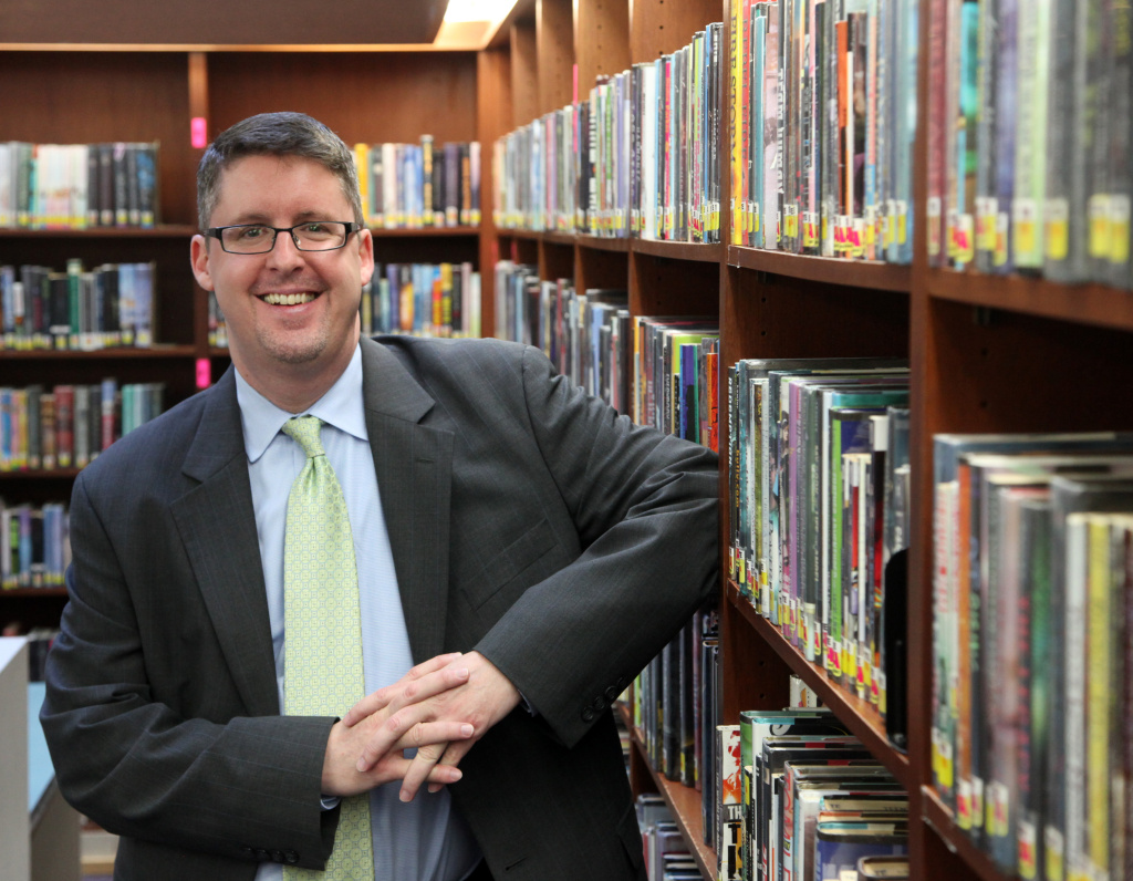 Library-High School Diplomas In this Monday, Jan. 6, 2014 photo, Los Angeles Public Library City Librarian John Szabo poses for a photo at the Los Angeles Central Library.