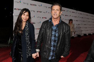 Actor Mel Gibson (R) and Oksana Grigorieva attend The Hollywood Reporter's Nominees' Night Prelude to Oscar presented by Bing and MSN at the Mayor's Residence on Thursday, March 4, 2010 in Los Angeles, California.