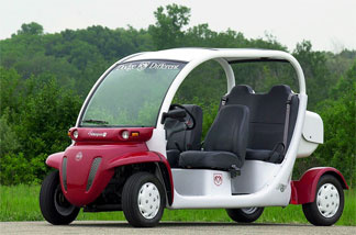 The Chrysler GEM electric vehicle is one of many plug-in vehicles that draws power from the electric grid. Engineers are trying to find ways to supply the power that electric cars will need in the coming years.