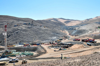 Overview of the San Jose Mine zone near Copiapo, Chile, where 33 trapped miners were brought to safety on Oct. 13.