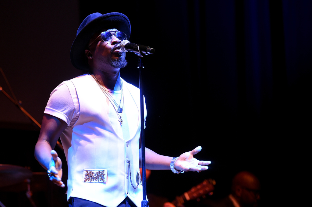 NMAAM - Celebration of Legends Gala Singer-songwriter Anthony Hamilton performs onstage during the NMAAM Celebration of Legends Gala on May 31, 2018 in Nashville, Tennessee.