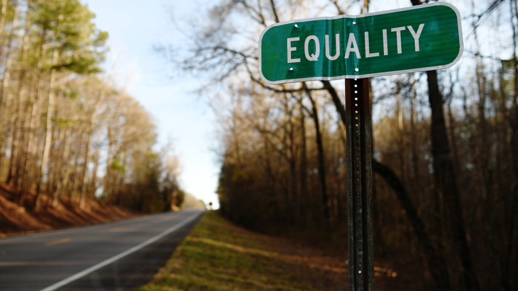 The road to Equality, Ala., an unincorporated community in Coosa County. Alabama became the 37th state to legalize same-sex marriages Monday. The road to Equality, Ala., an unincorporated community in Coosa County. Alabama became the 37th state to legalize same-sex marriages Monday.