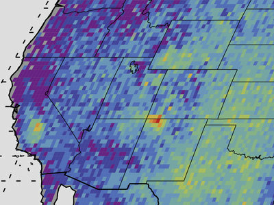 A satellite map released in 2014 shows a A satellite map released in 2014 shows a