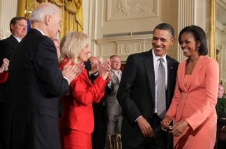 The White House released tax returns for President Barack Obama and first lady Michelle Obama and for Vice President Joe Biden and his wife Jill Biden on April 18, 2011, the deadline for Americans to file.