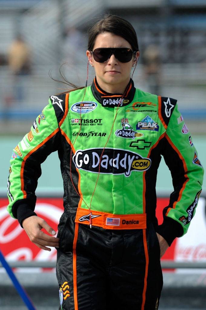 GoDaddy is no longer supporting SOPA. It's sticking with Danica Patrick, however. (Photo by Jared C. Tilton/Getty Images)