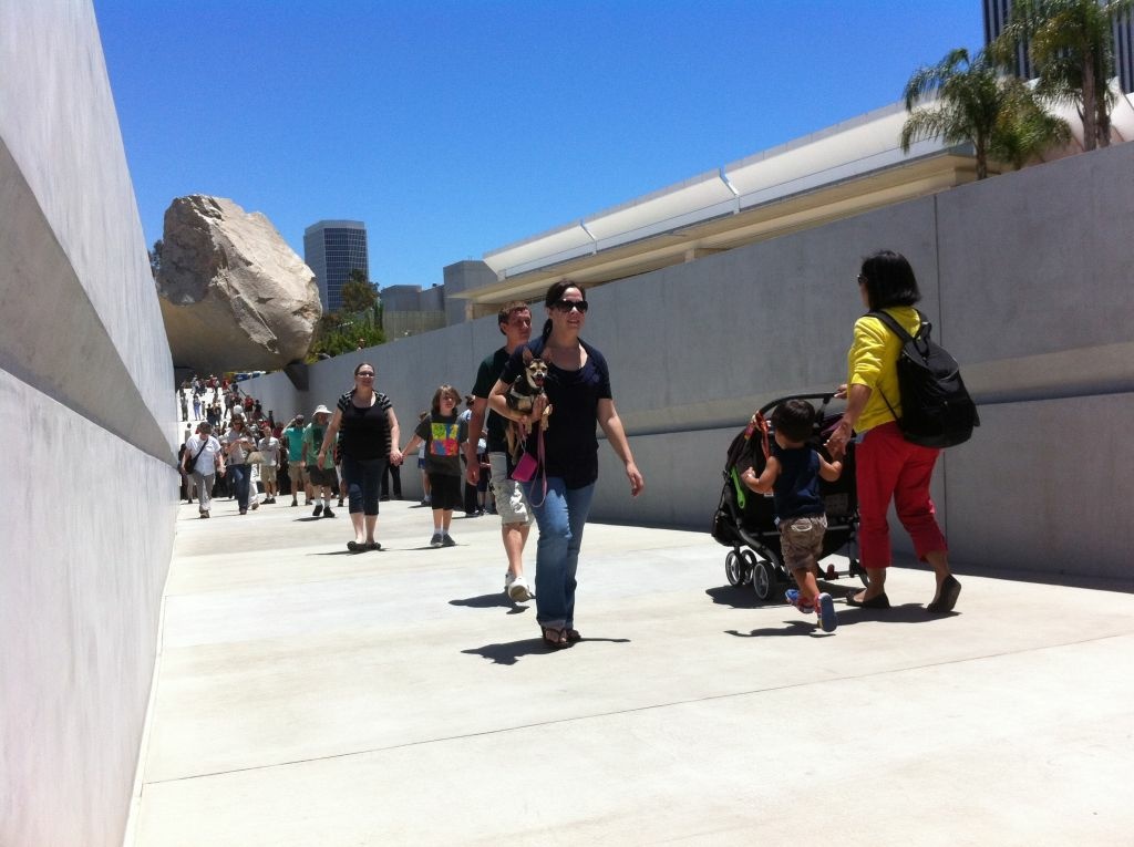 LACMA unveils 'Levitated Mass' exhibit on Sunday, June 24, 2012. LACMA unveils 'Levitated Mass' exhibit on Sunday, June 24, 2012.