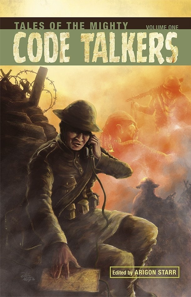 tmct_bookcover_1c_1024x1024_custom-411d1199585756cae1020d37a9a2f7a3265c932d-s1400.jpg Tales of the Mighty Code Talkers focuses on the many tribes that were involved in covert communications during World War II — not just the Navajo.