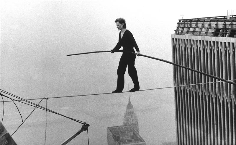 Tightrope walker Philippe Petit. Tightrope walker Philippe Petit.