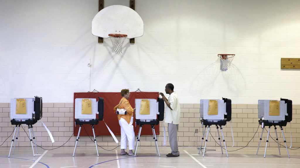 As political disenchantment soars, poll lines get shorter 89.3 KPCC