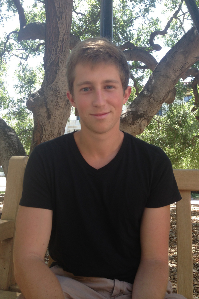 Occidental College graduate 22-year-old Cameron Westbury spent the last four years studying economics at Occidental College in Eagle Rock.