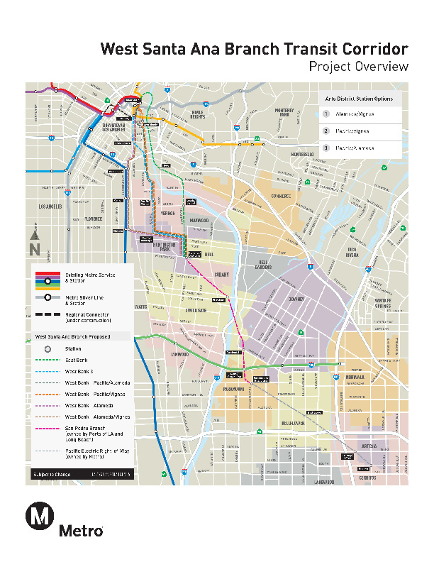 Audio: Metro narrowing route options for rail line from Union Station ...