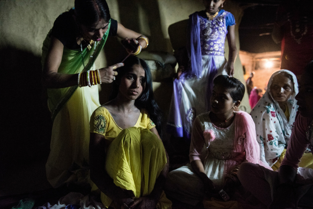 Instagram photographer A 14-year-old's friends and family prepare her for her wedding. Asked how she feels about the marriage, the girl says: