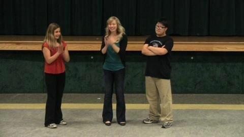 Andrea Lockhart is a volunteer with The Help Group's after-school improv program. She shares her experience with KPCC.
