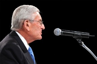 MOCA Gala Chair Eli Broad attends 'The Artist's Museum Happening.'