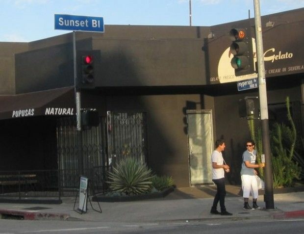 Adios, Restaurante y Pupuseria - the empty storefront on February 13, 2011
