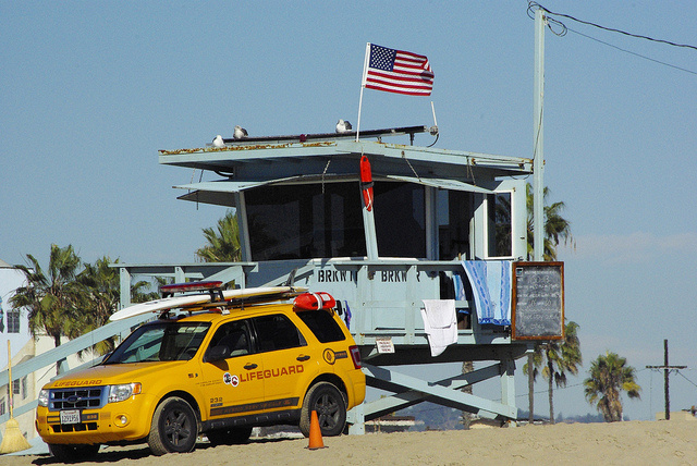 Hermosa Beach lifeguard tower Hermosa Beach lifeguard tower