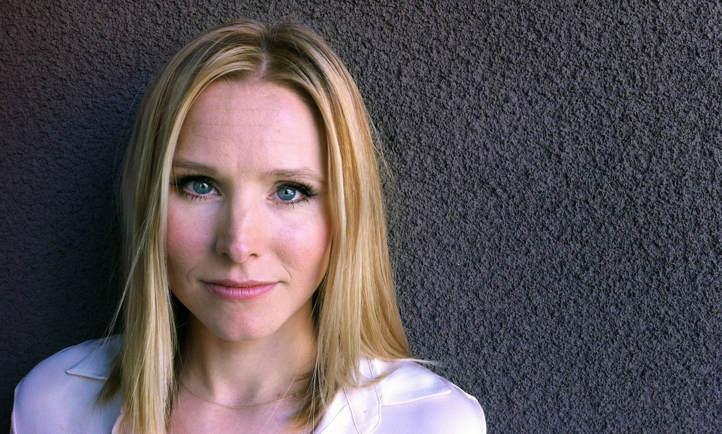 Film and television star Kristen Bell, at KPCC's Mohn Broadcast Center on February 27, 2014. The movie version of Film and television star Kristen Bell, at KPCC's Mohn Broadcast Center on February 27, 2014. The movie version of