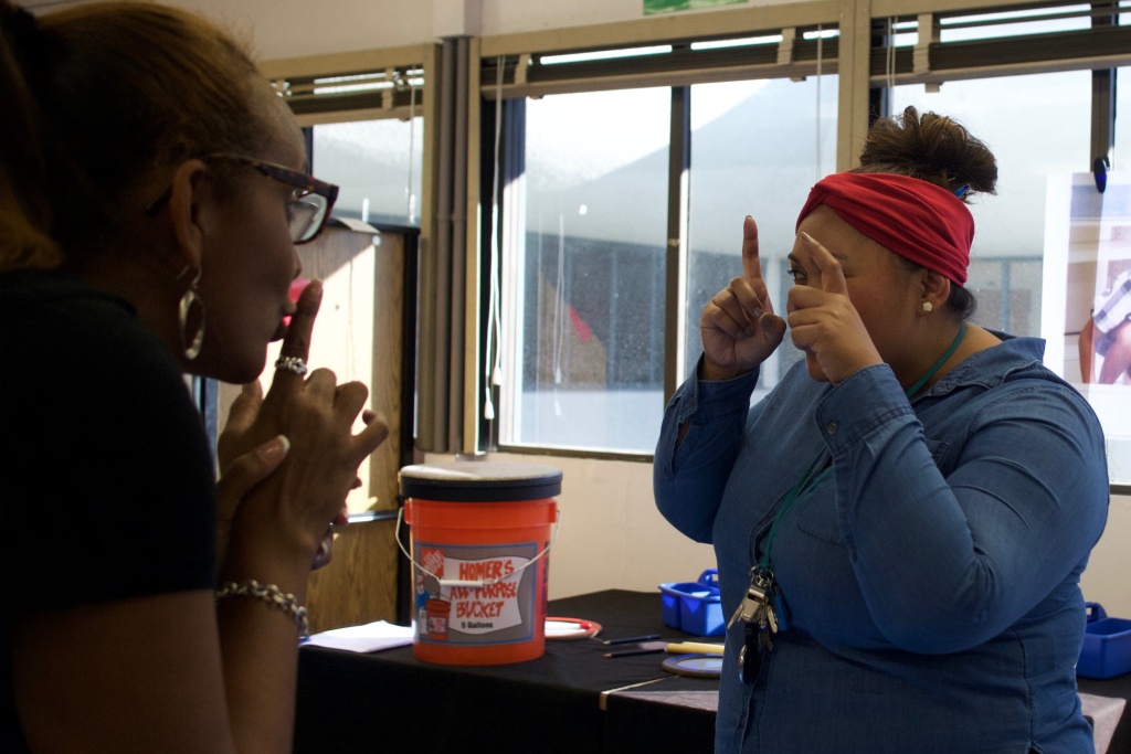 Joyner Turnaround Arts Teachers at Florence Griffith Joyner Elementary practice the